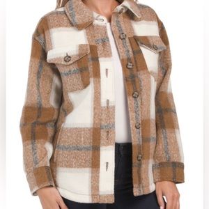 Avec Les Filles Plaid Shacket